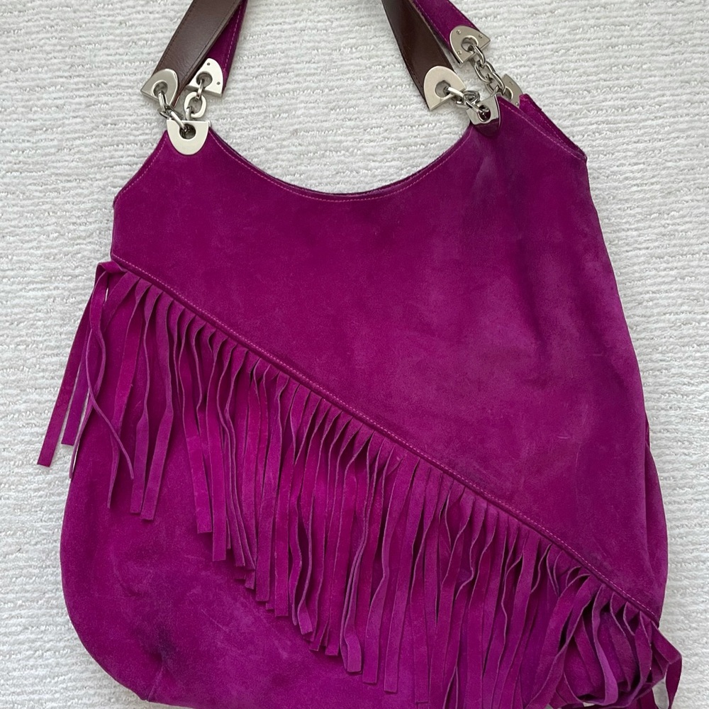 Fuchsia Owen Barry Shoulder Bag (used)